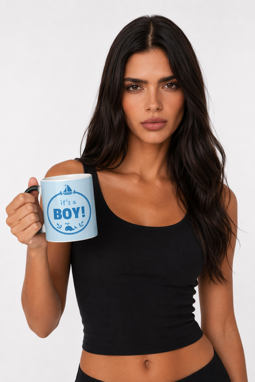 Color Changing Heat Sensitive Mug for a Baby Boy Shower Default