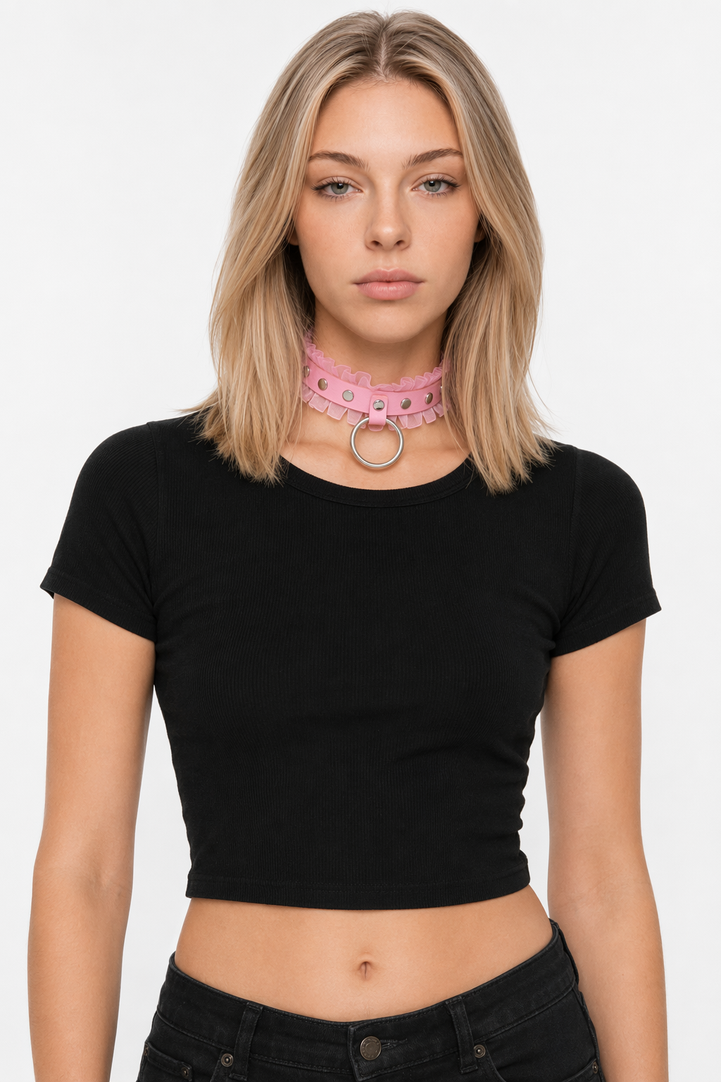 Light pink choker with various options Default