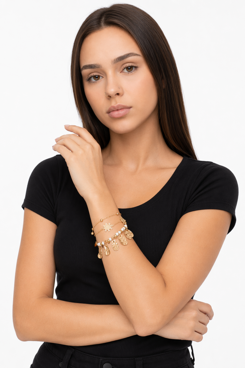 Stackable Bracelet Set - Liala Collection (4 Pieces) Default