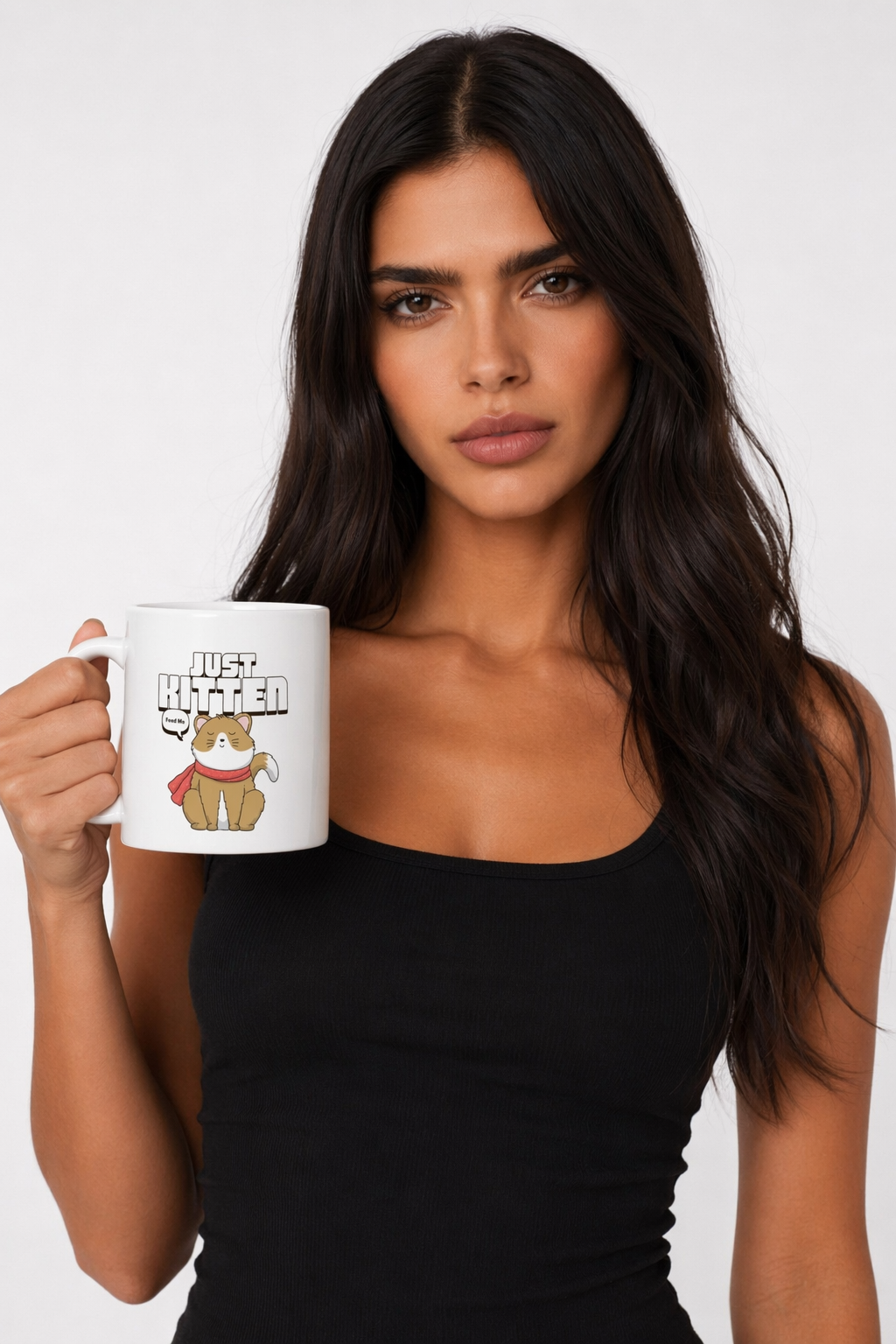Cat Lover's Delight Novelty Kitten Mug Default