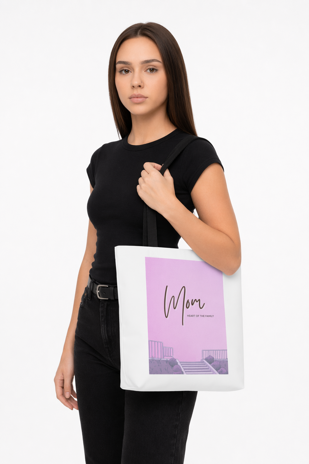 Medium Mom Shopper Tote: Celebrating the Heart of the Family Default