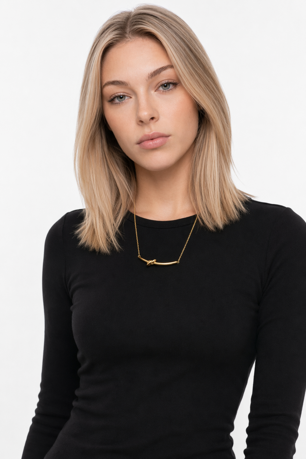 Knot Tying Necklace for Women Default