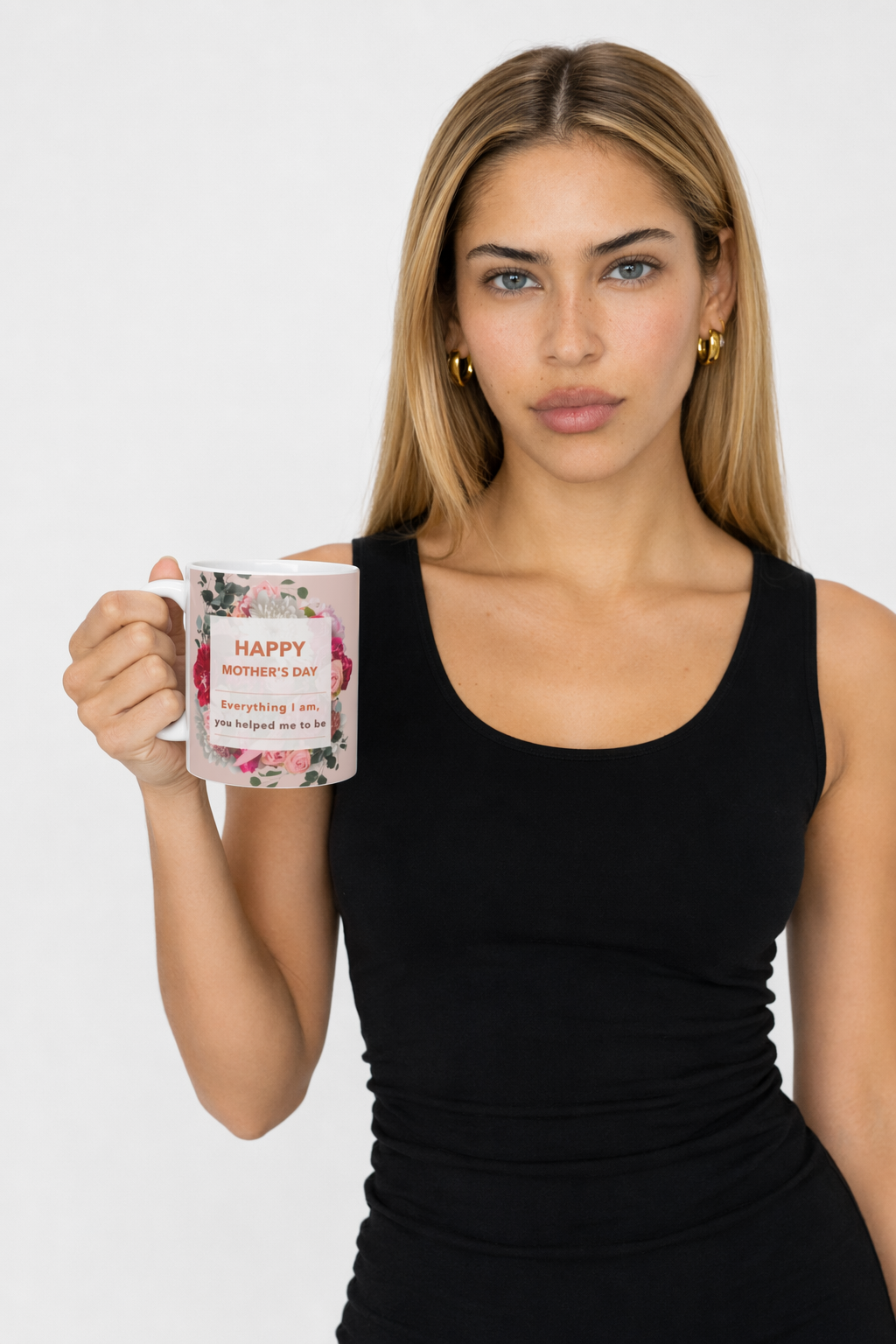 Floral Theme Mug - Celebrating Mother's Day, 11oz Default