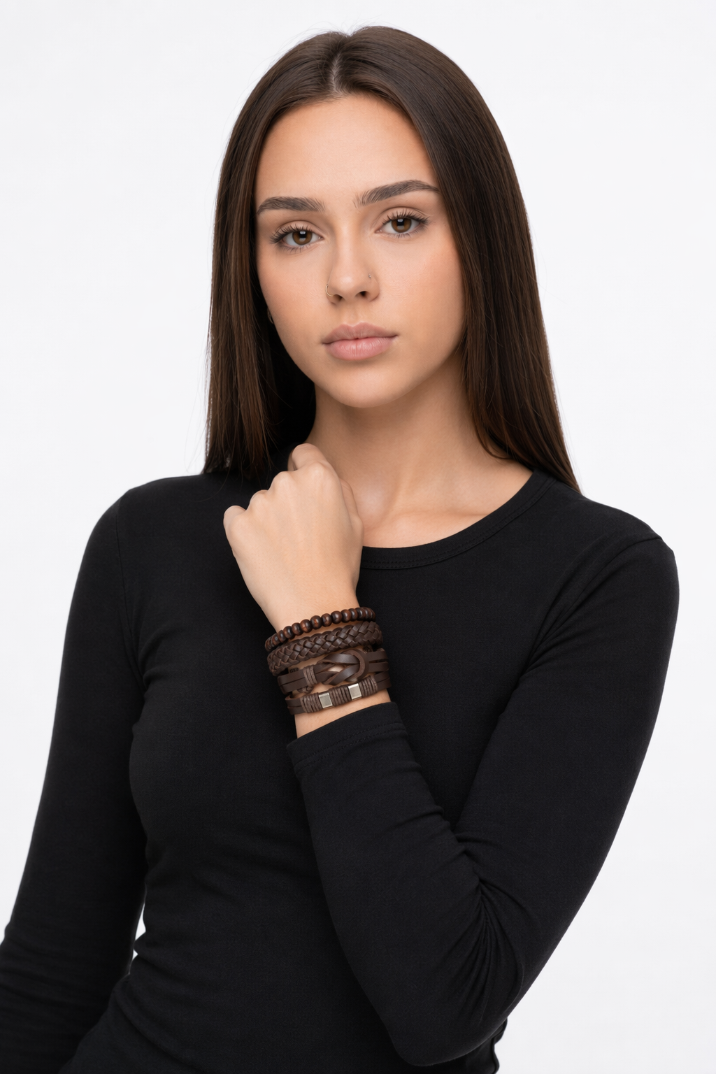 Gothic Layered Bracelet for Men S99B10