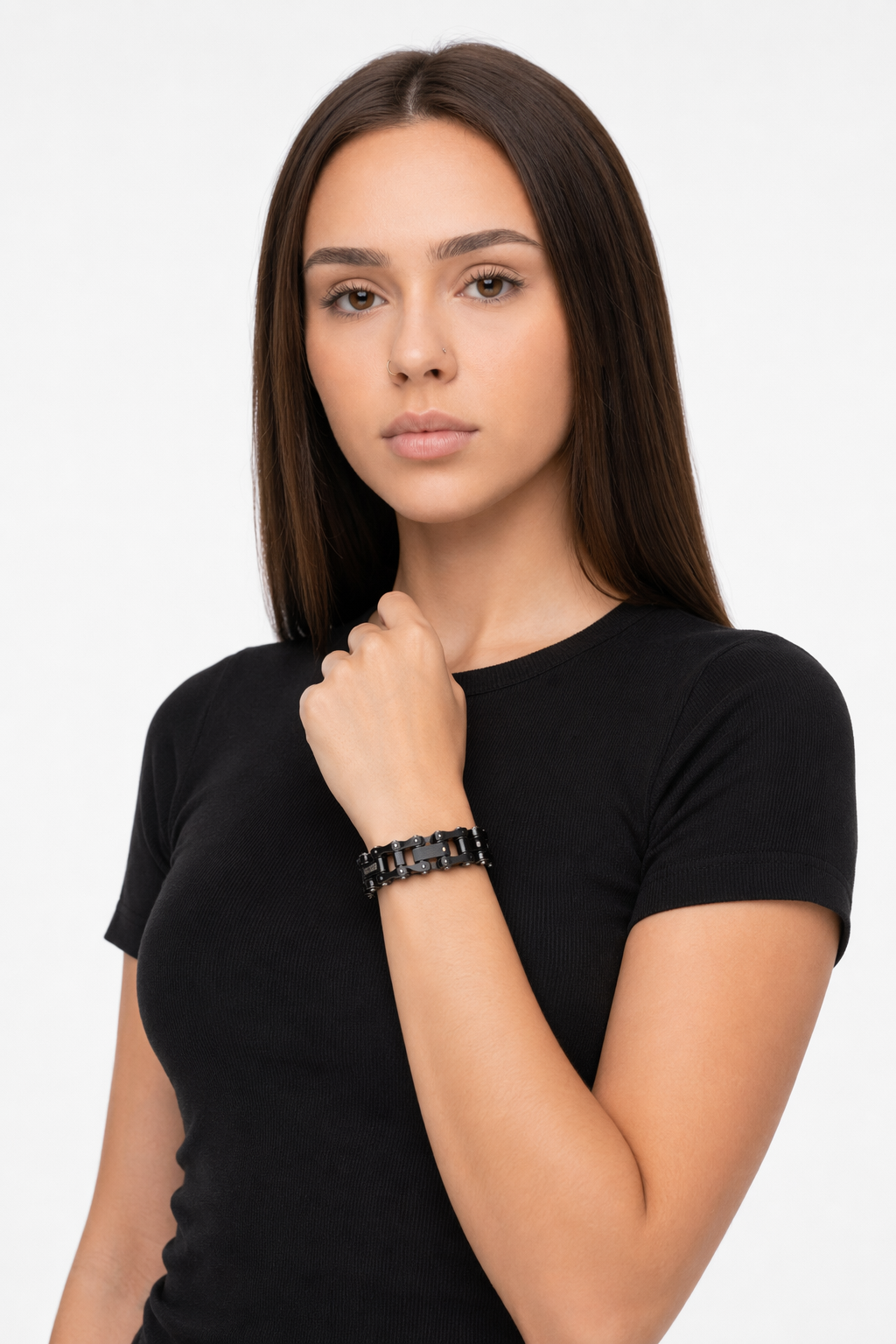 Bicycle Chain Bracelet with Black Coating Default