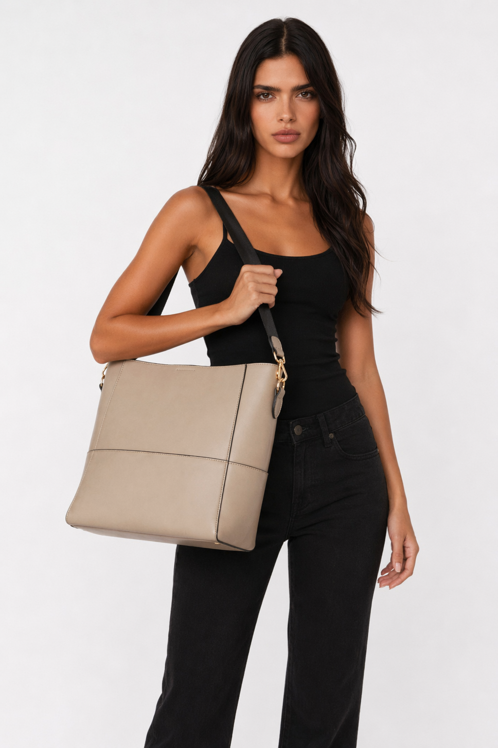 Dual-Use Carryall Bag Beige