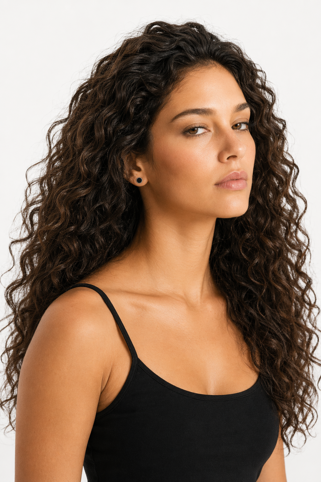 Black Stud Earrings for Both Genders Default