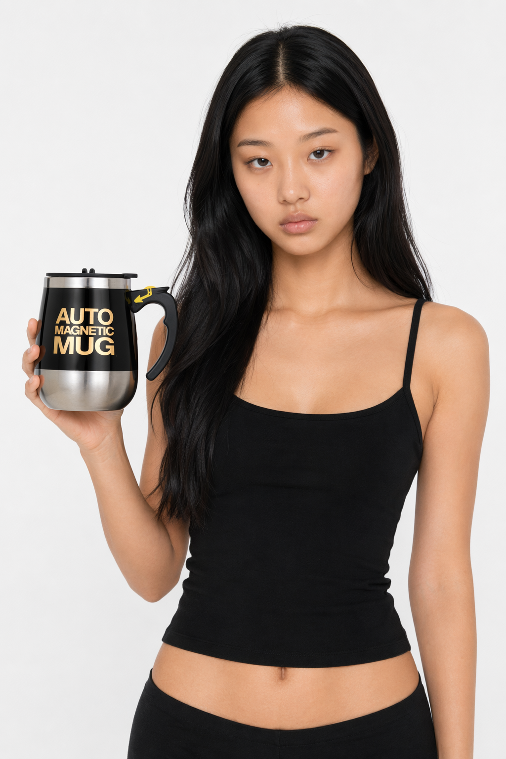 Automatic Self-Stirring USB Coffee Mug Rechargeable Black