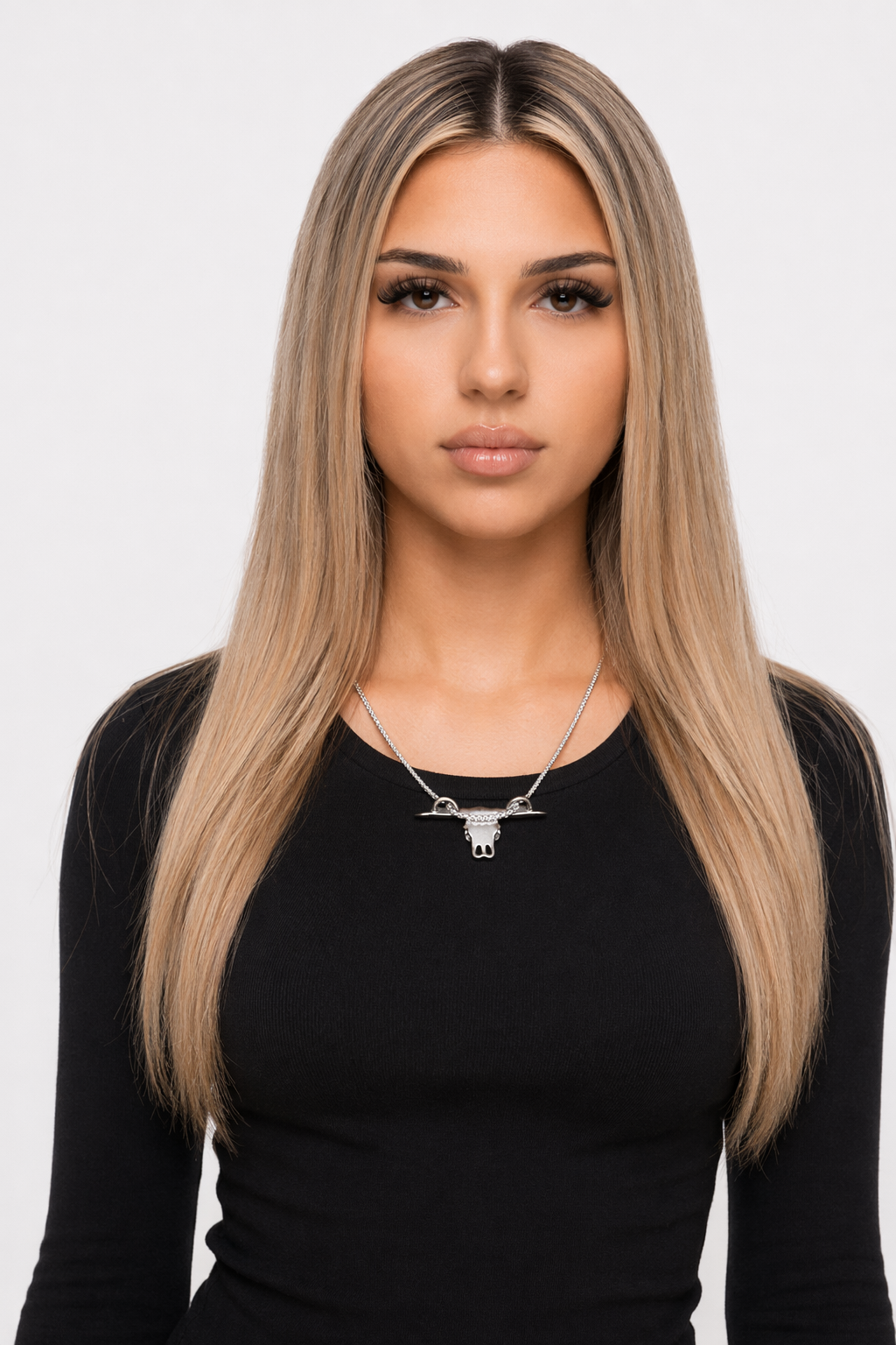 Necklace with Ox Head Pendant Default