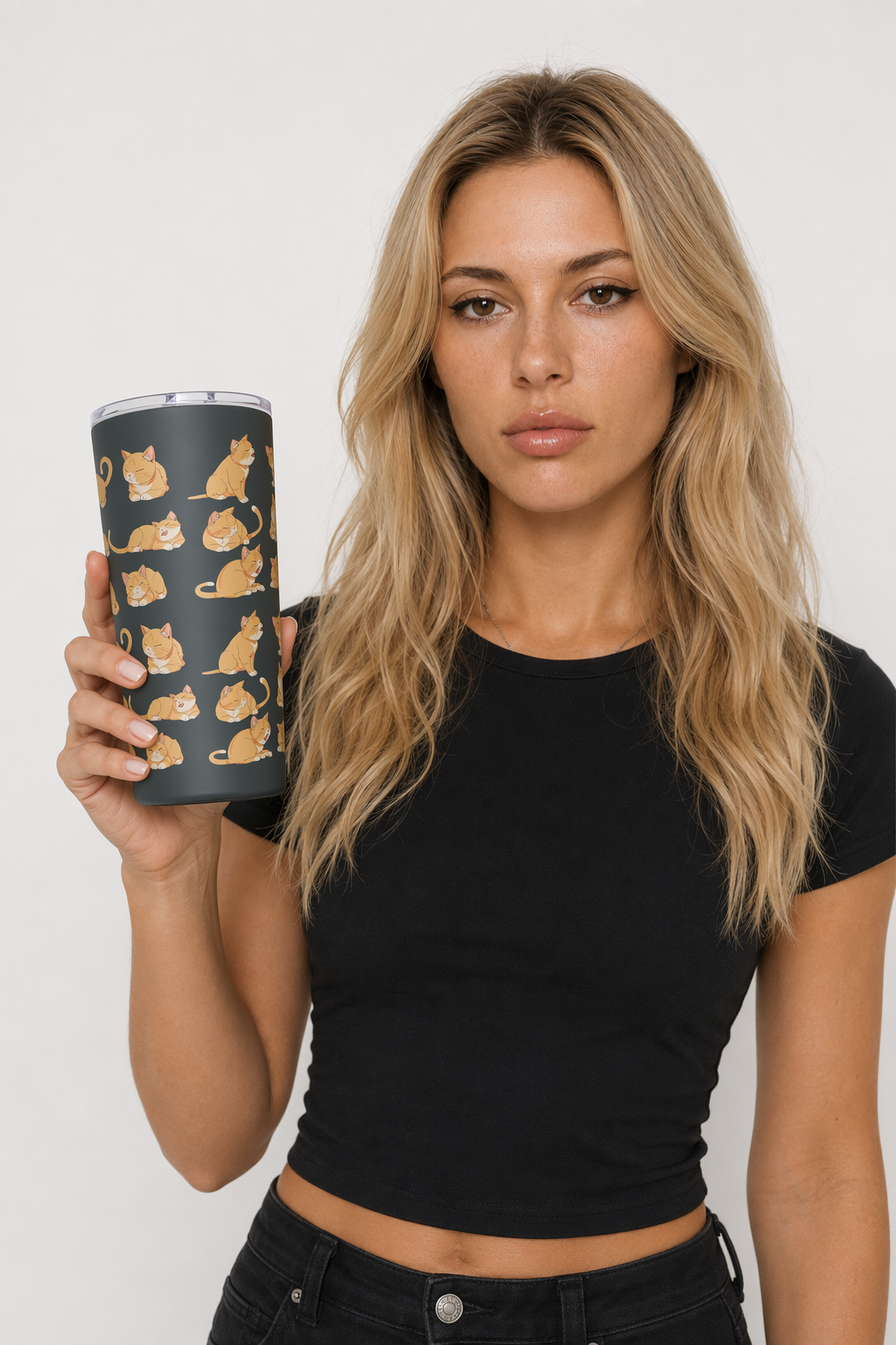 20oz Tumbler for Tabby Cat Lovers Default