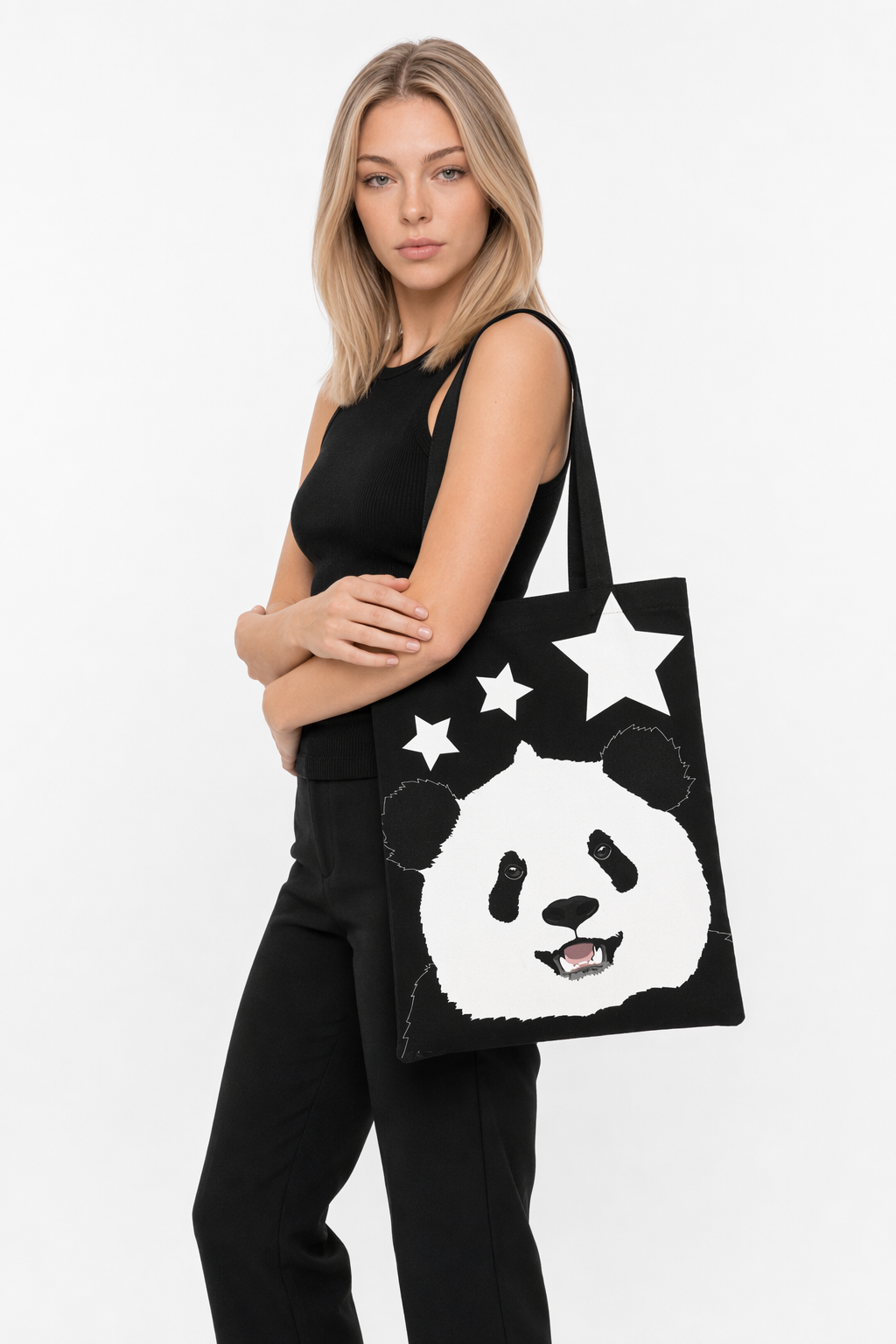 Panda Tote Bags with Adorable Designs G