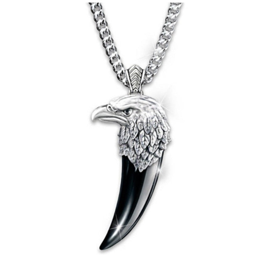 Necklace with Eagle Claw and Head Design