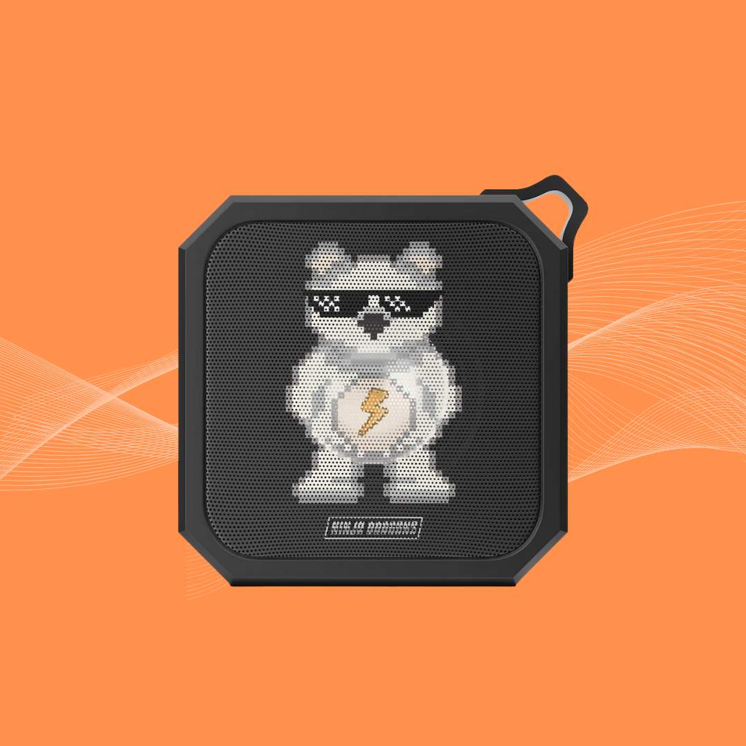 Retro Pixel Waterproof Bluetooth Speaker: Ninja Dragons Edition