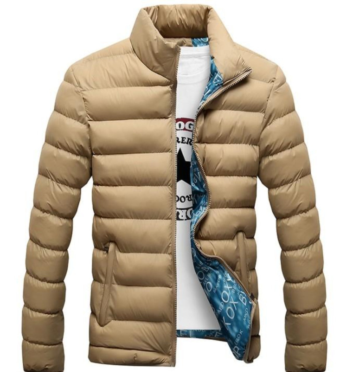Classic Men's Padded Flight Jacket