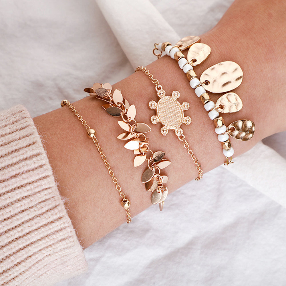 Stackable Bracelet Set - Liala Collection (4 Pieces)
