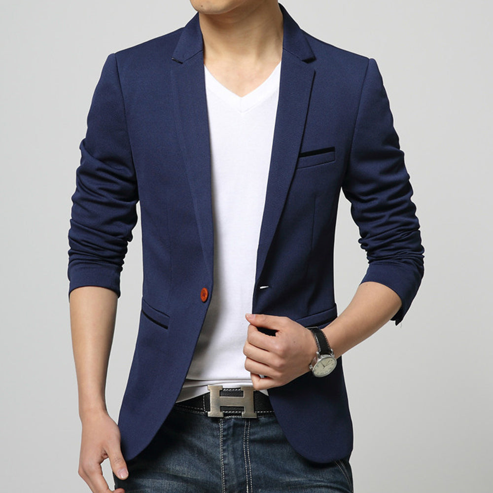 One-Button Men's Sport Coat