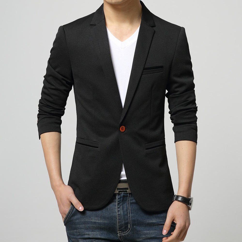 One-Button Men's Sport Coat