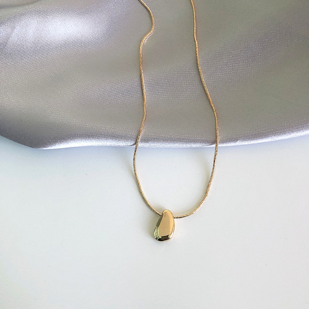 Bean Pendant Necklace for Women