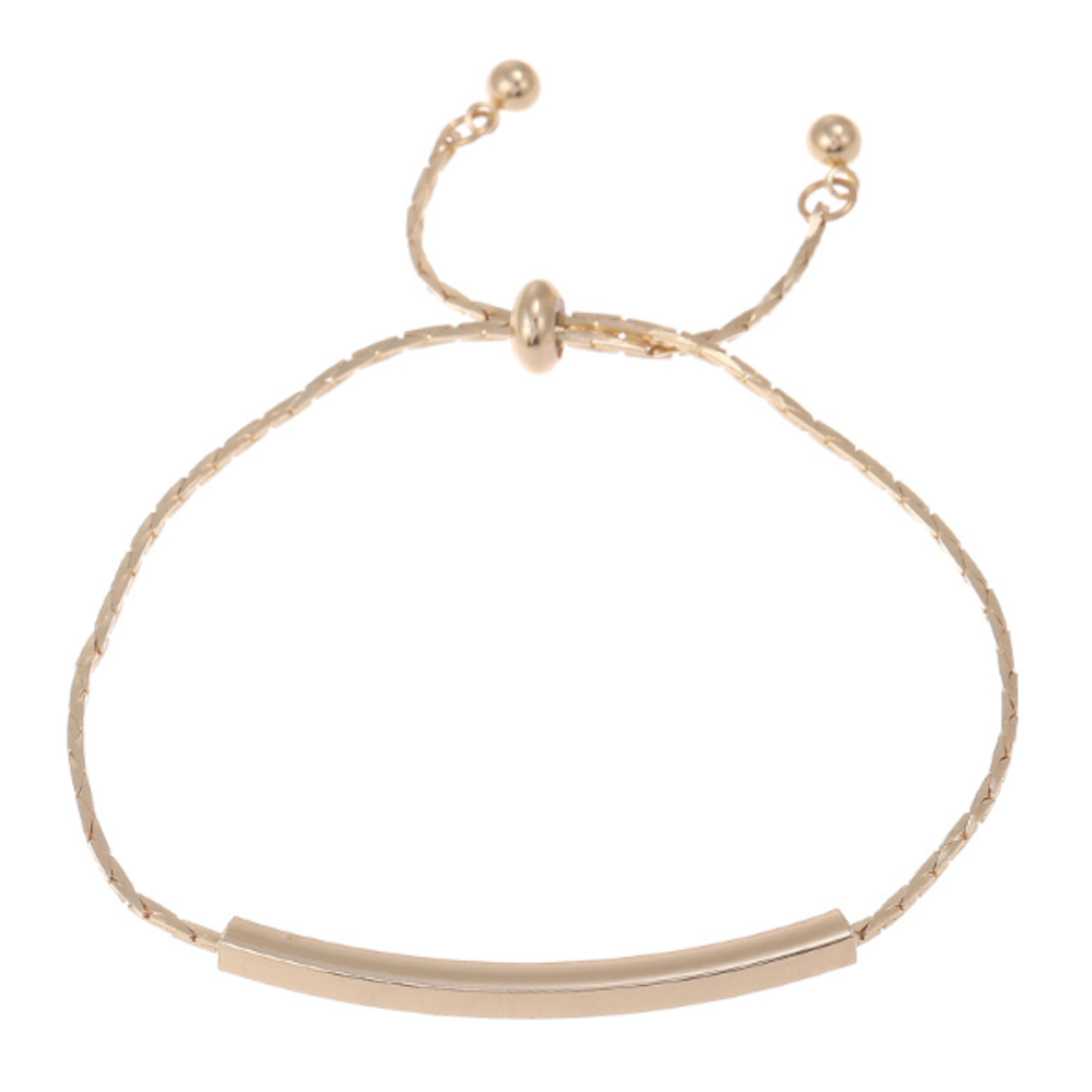 Bar-accented Women's Knot Bracelet