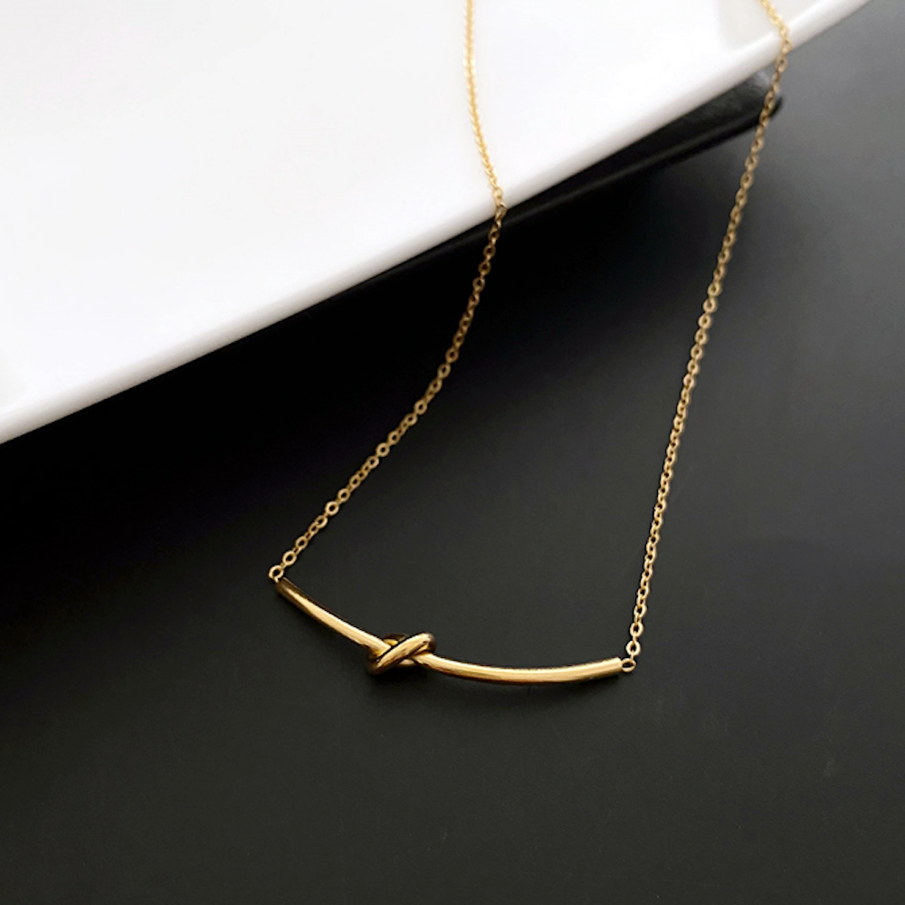 Knot Tying Necklace for Women