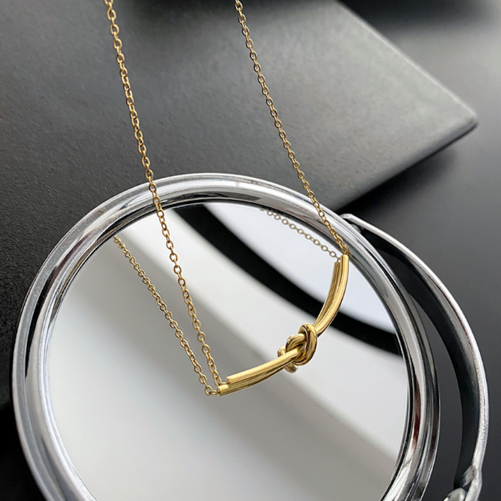 Knot Tying Necklace for Women