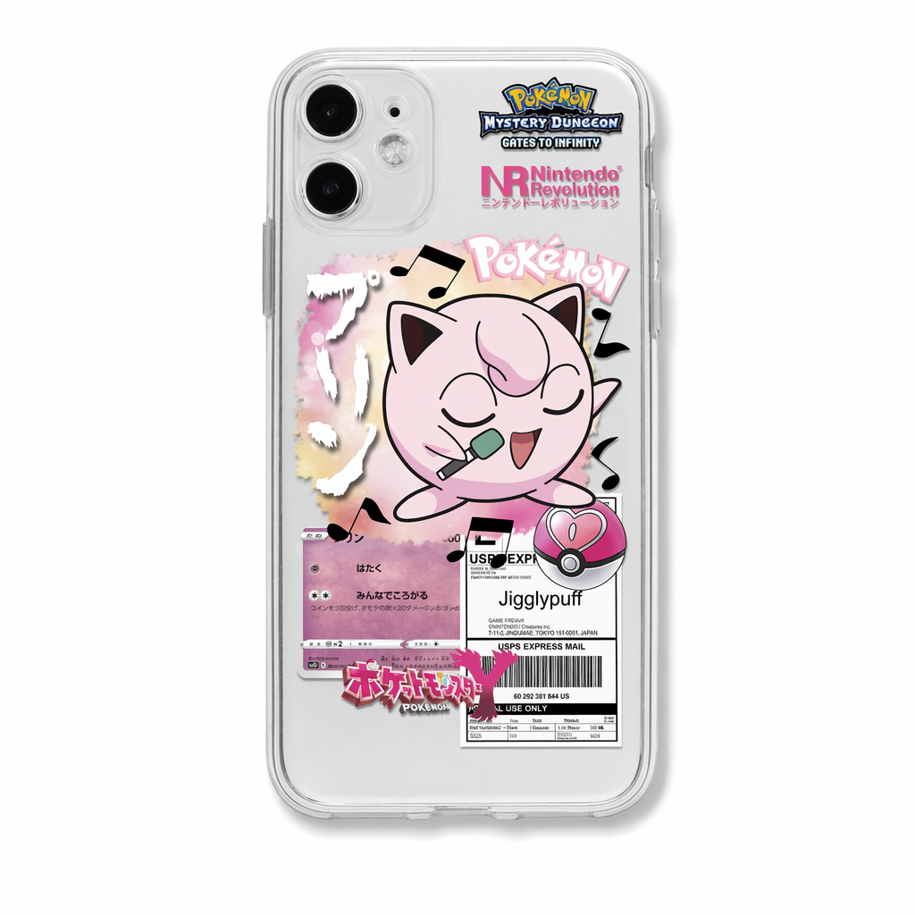 Pokemon Phone Case with TPU Protection Jigglypuff