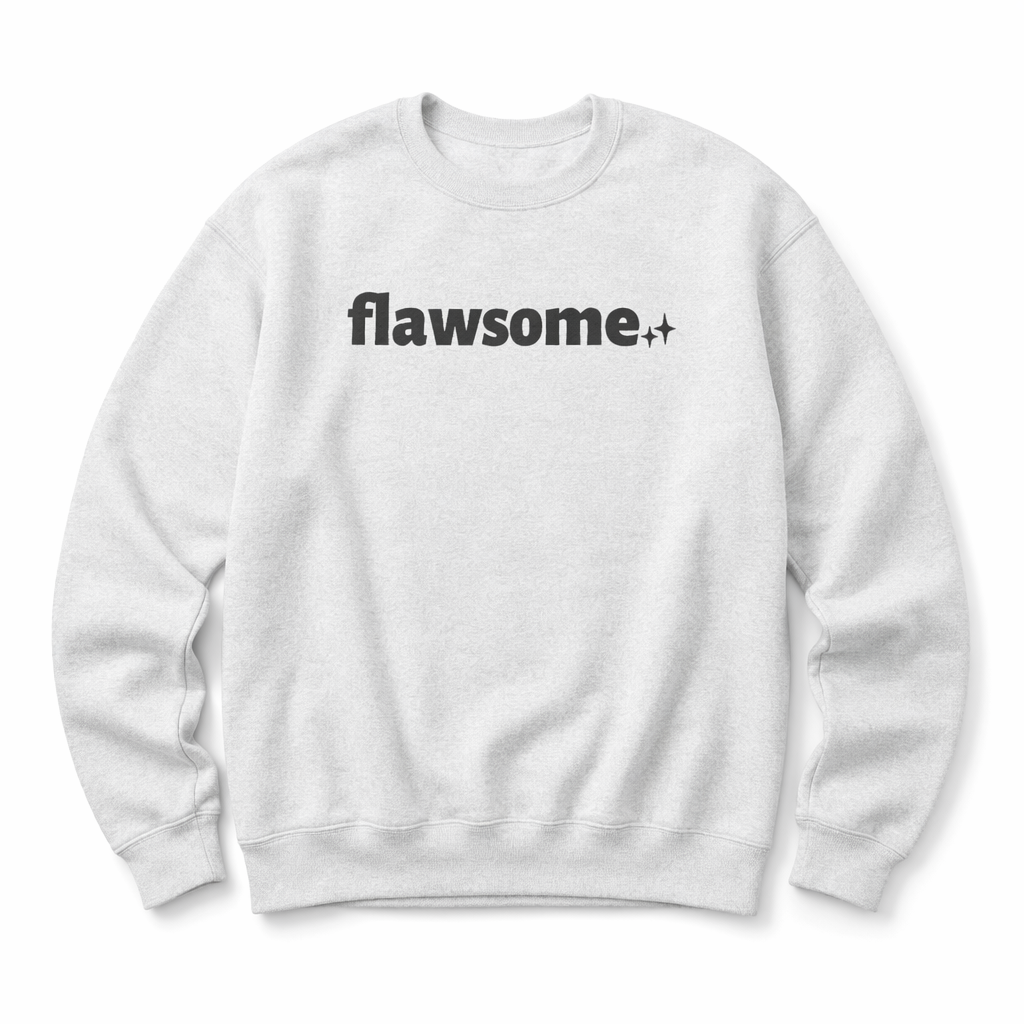 Flawless Women's Logo Crewneck Sweatshirt White