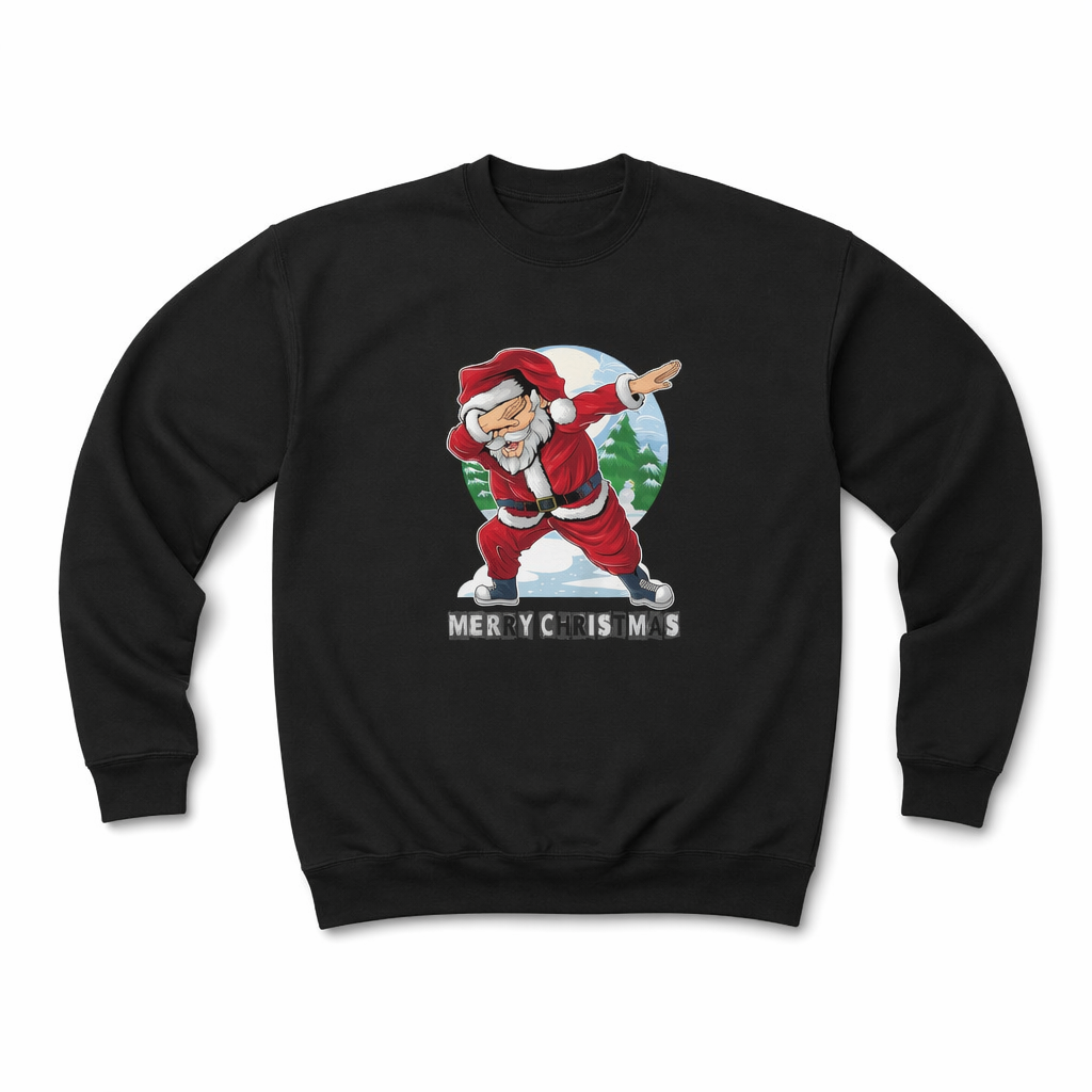 Santa Dabbing Men's Crewneck Sweatshirt Default
