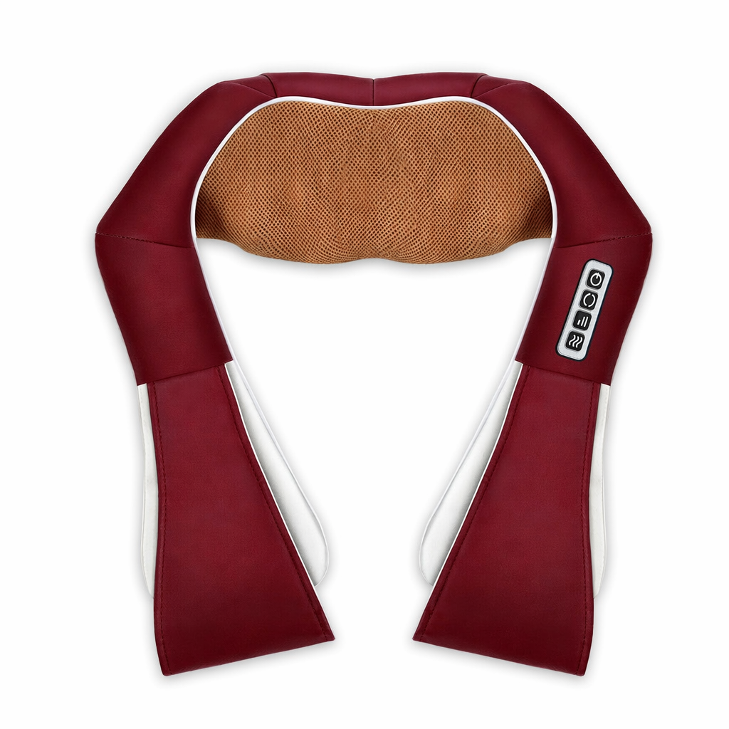 3D Infrared Massager for Back and Shoulders Red