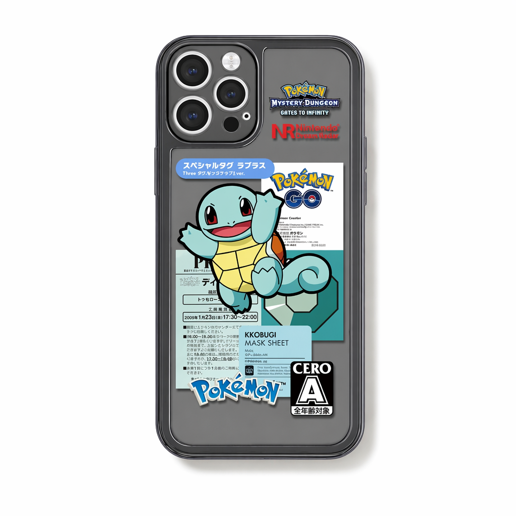 Translucent iPhone Cases with Pokemon Graphics Squirtle