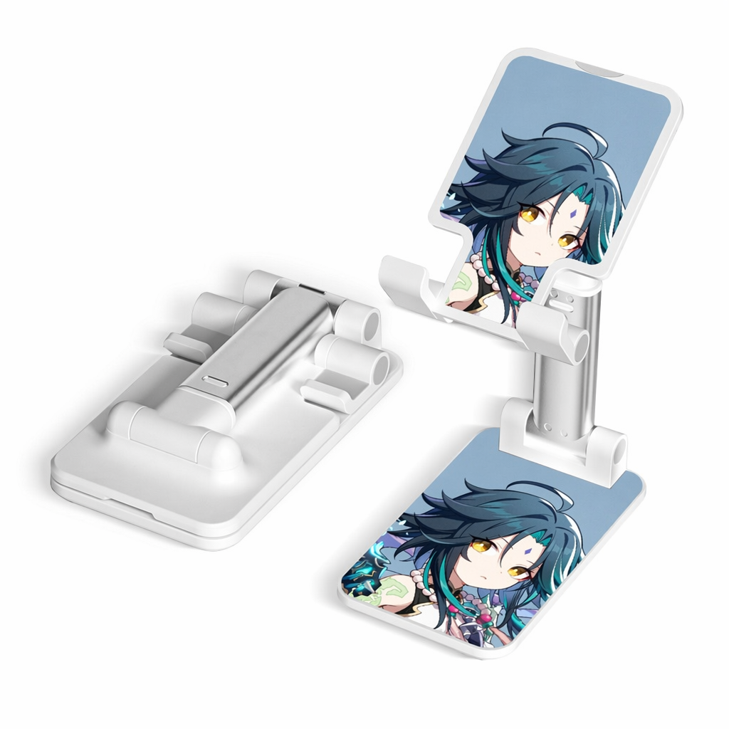 Genshin Impact Phone Stand with Chibi Art Xiao
