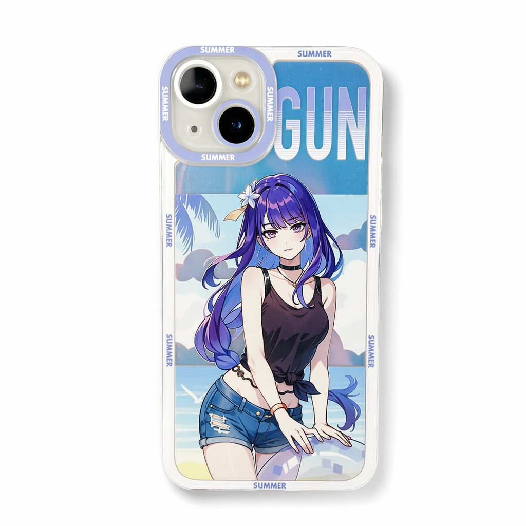 Genshin Impact Summer Phone Cases Raiden Shogun