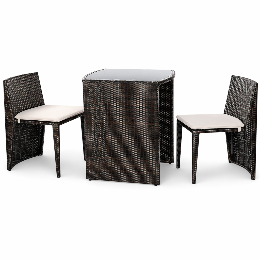 3 Piece Wicker Outdoor Patio Furniture Set Default