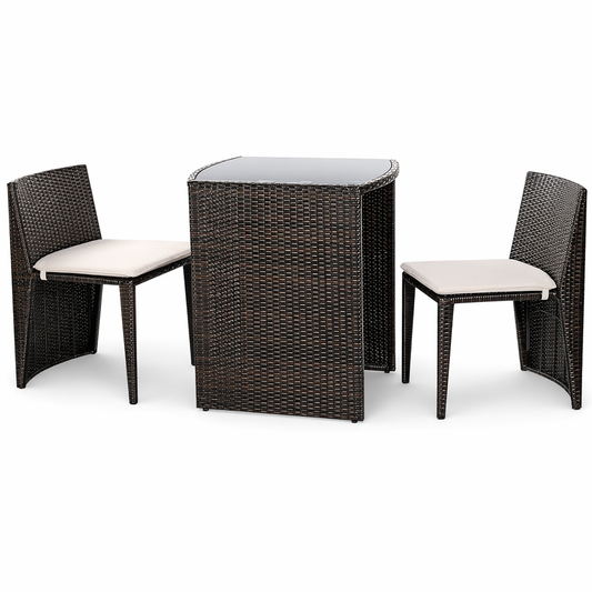 3 Piece Wicker Outdoor Patio Furniture Set Default