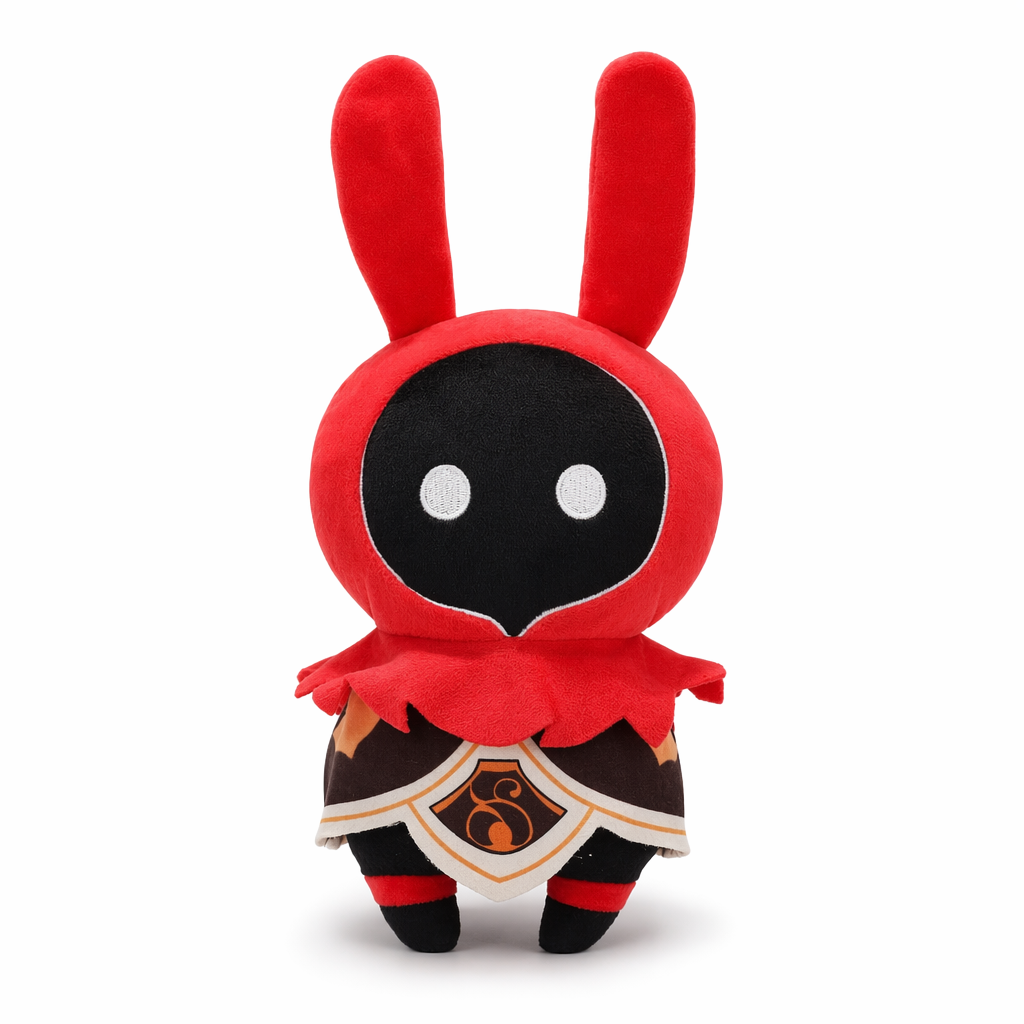 Genshin Impact Abyss Mages Plushie: Highly Detailed Embroidered Gift Red