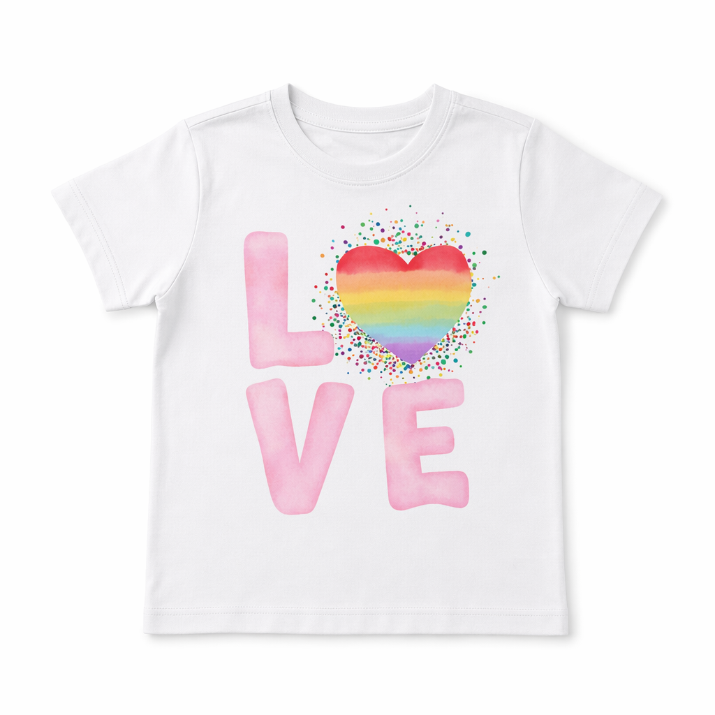 Children Adore Themed T-Shirt White