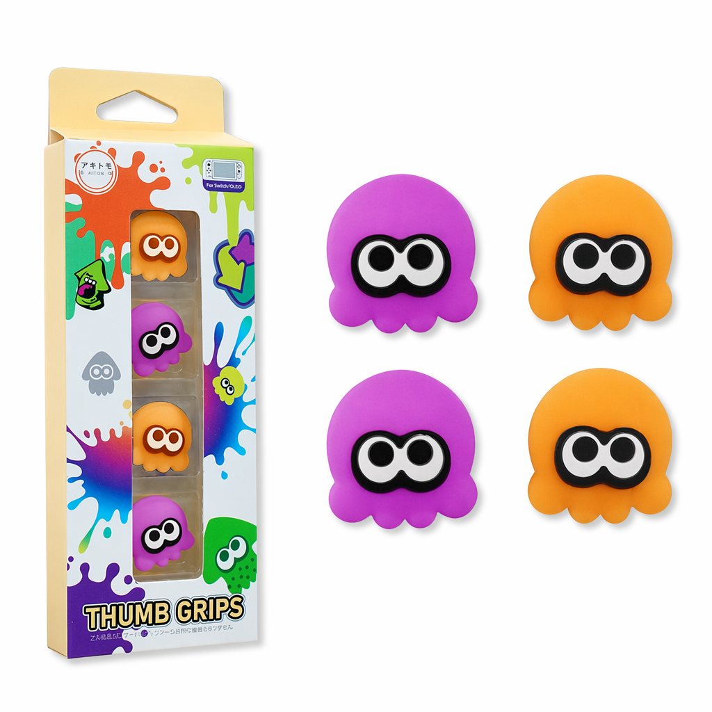 Cute Squid Switch Thumb Grips for Gaming C