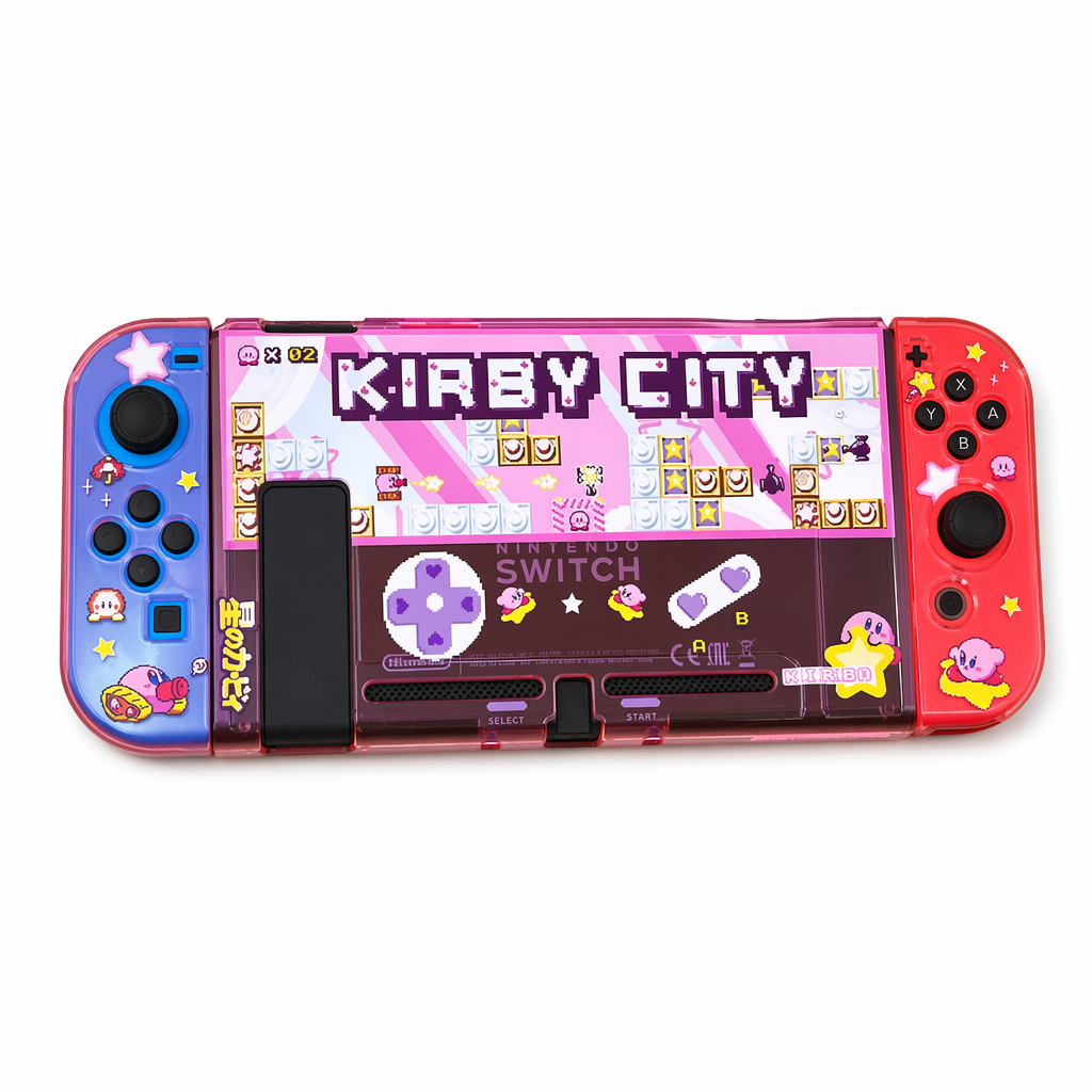 Cute Kirby Switch OLED Case with Protection Default