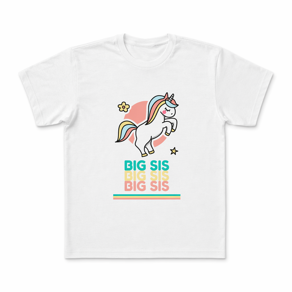 Big Sister T-Shirt for Children White