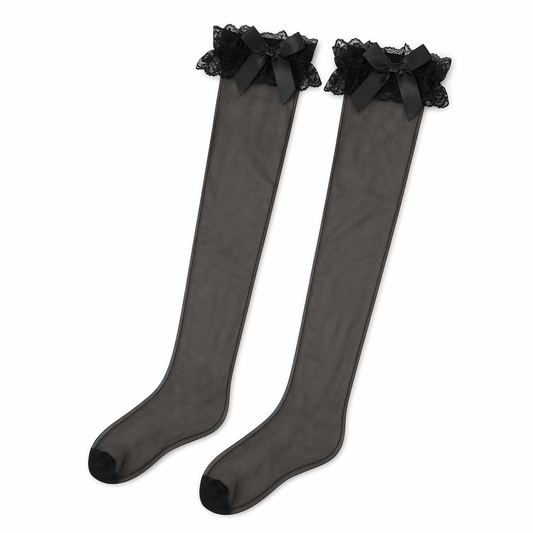 Kawaii Bow Stockings: A Head-Turner! Default