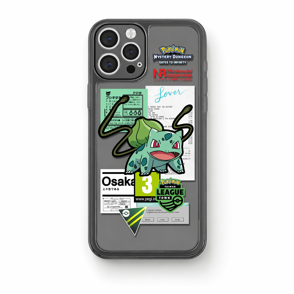 Translucent iPhone Cases with Pokemon Graphics Bulbasaur