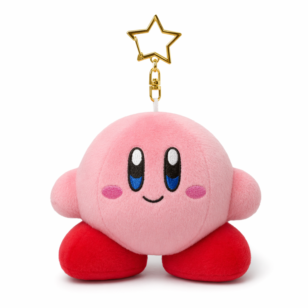 Waddle Dee & Kirby Plush Keychain A