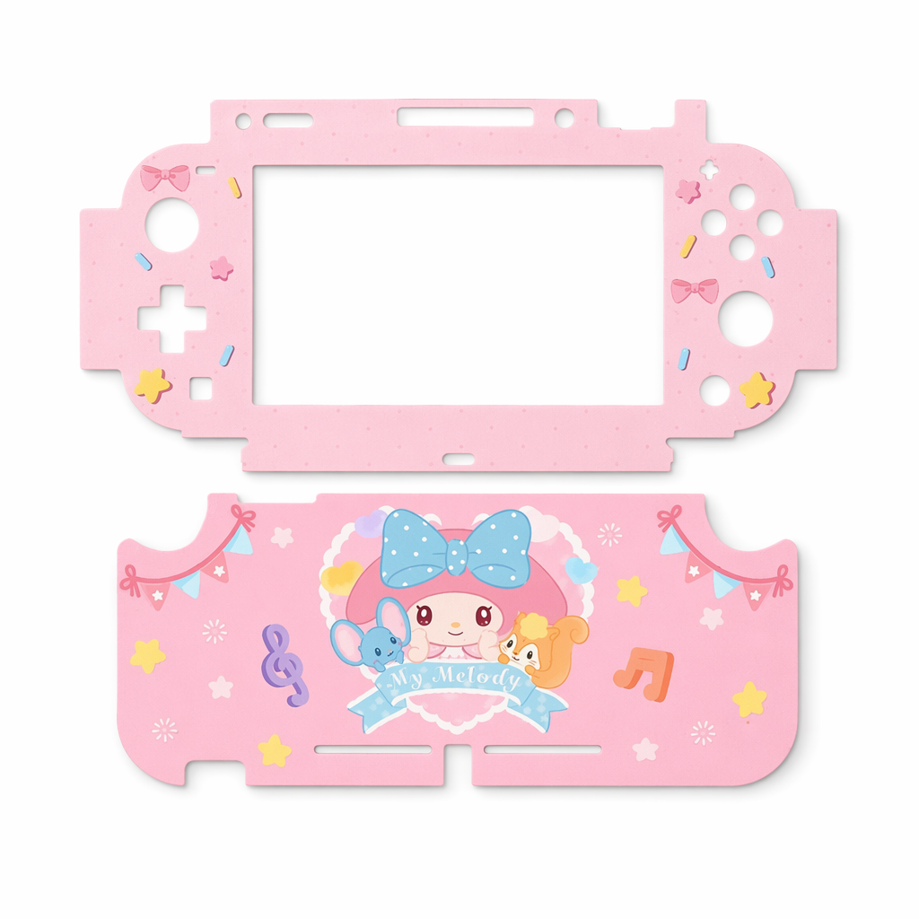 Cute Nintendo Switch Lite Vinyl Skin Pink