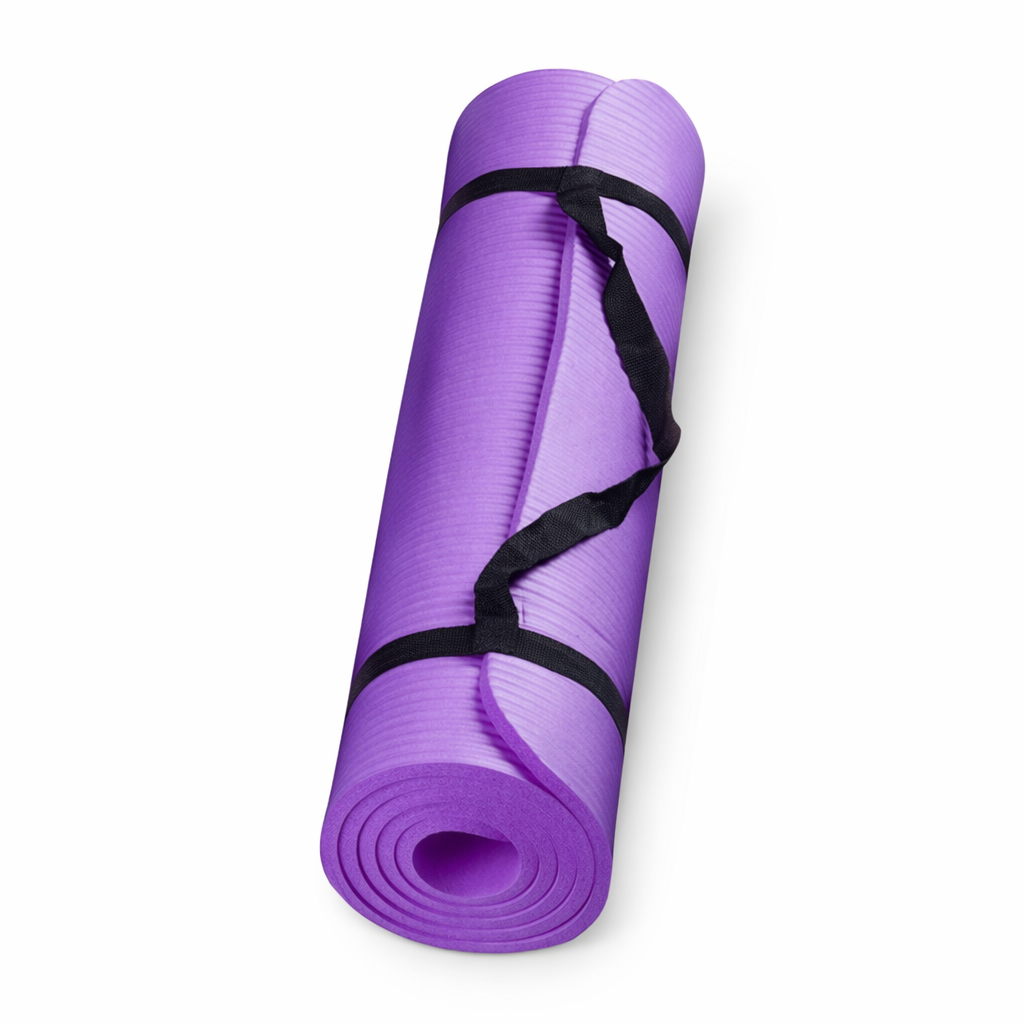 Extra-Large Non-Slip Yoga Exercise Mat Purple