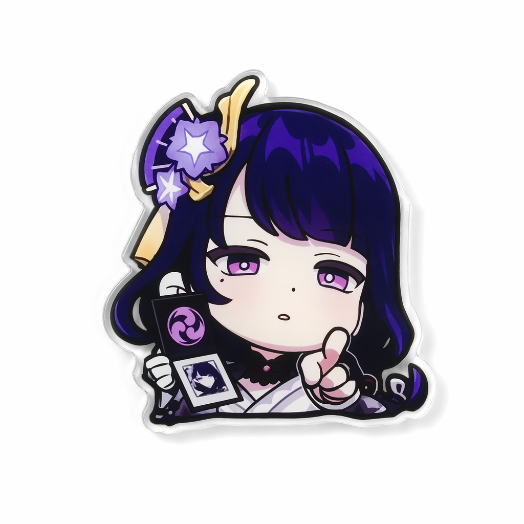 Chibi Genshin Impact Phone Holders Raiden Shogun
