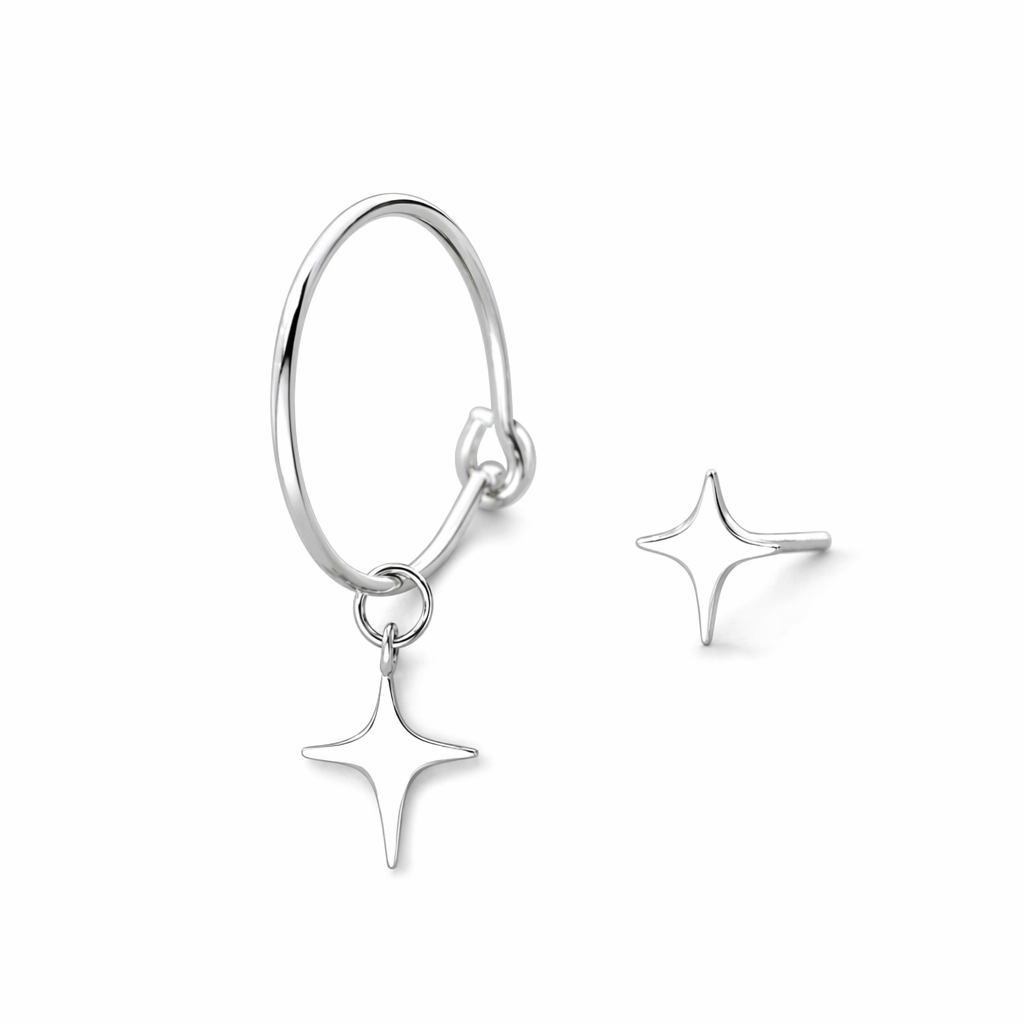 Earrings with Starry Hope Motif Default