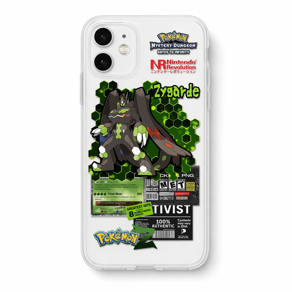 Pokemon Phone Case with TPU Protection Zygarde