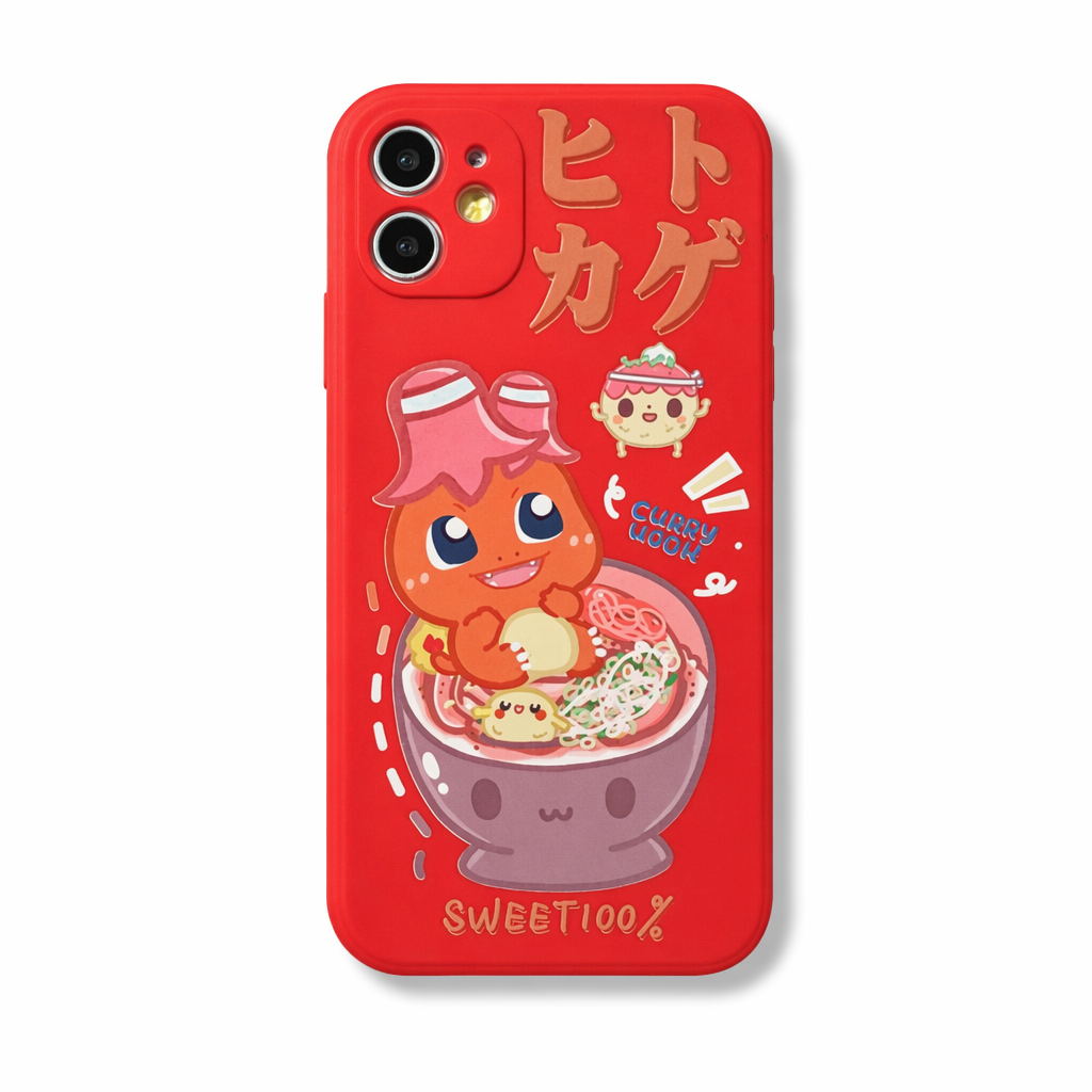 Soft Silicone iPhone Case with Protection Charmander