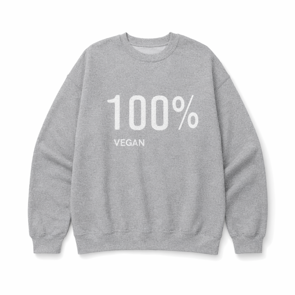 100% Cruelty-Free Women's Logo Sweatshirt Sport Grey