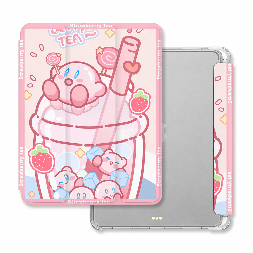 Kirby iPad Cases with Food Art A